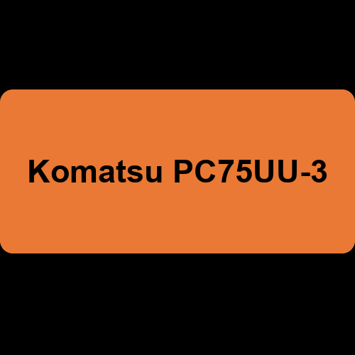 Komatsu PC75UU-3